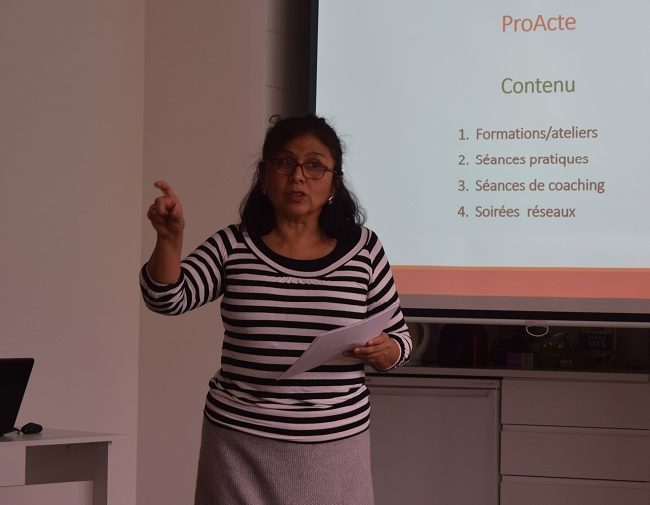 Présentation ProActe 17, Programme de formation et coaching pour femmes migrantes qualifiées