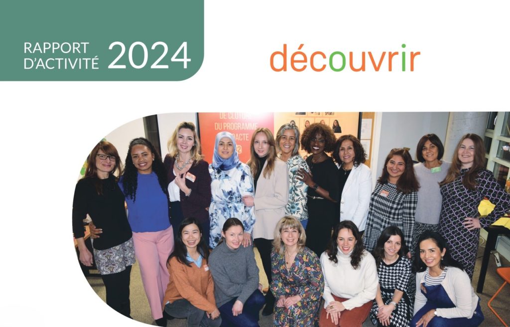 Rapport d’activité 2024 de l’Association découvrir présentant les actions menées en faveur de l’intégration professionnelle des talents issus de la migration.